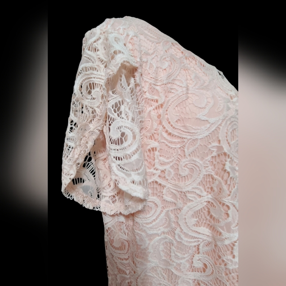 NWT NY Collection size 1X peachy/pink top - Picture 7 of 10